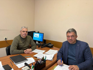 встреча с и.о. Главы муниципального образования «Гагаринский муниципальный округ» Майоровым А. В - фото - 1