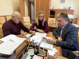 рабочее совещание с руководством Руднянского муниципального округа Смоленской области - фото - 1